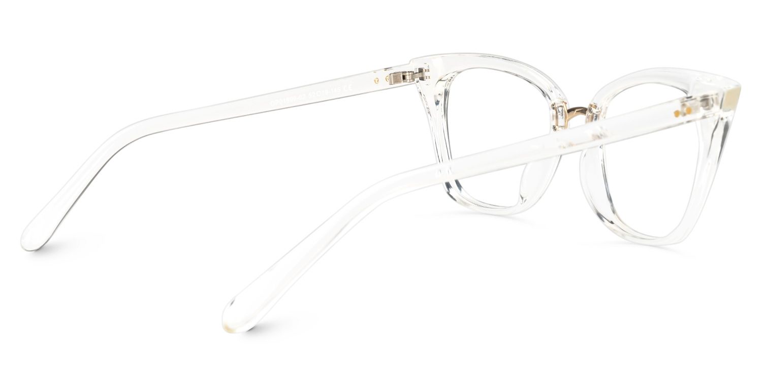 Chandrikar Cat Eye Clear Frame Glasses | Zeelool Optical3