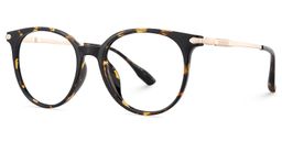 Mila Round Tortoise Glasses3
