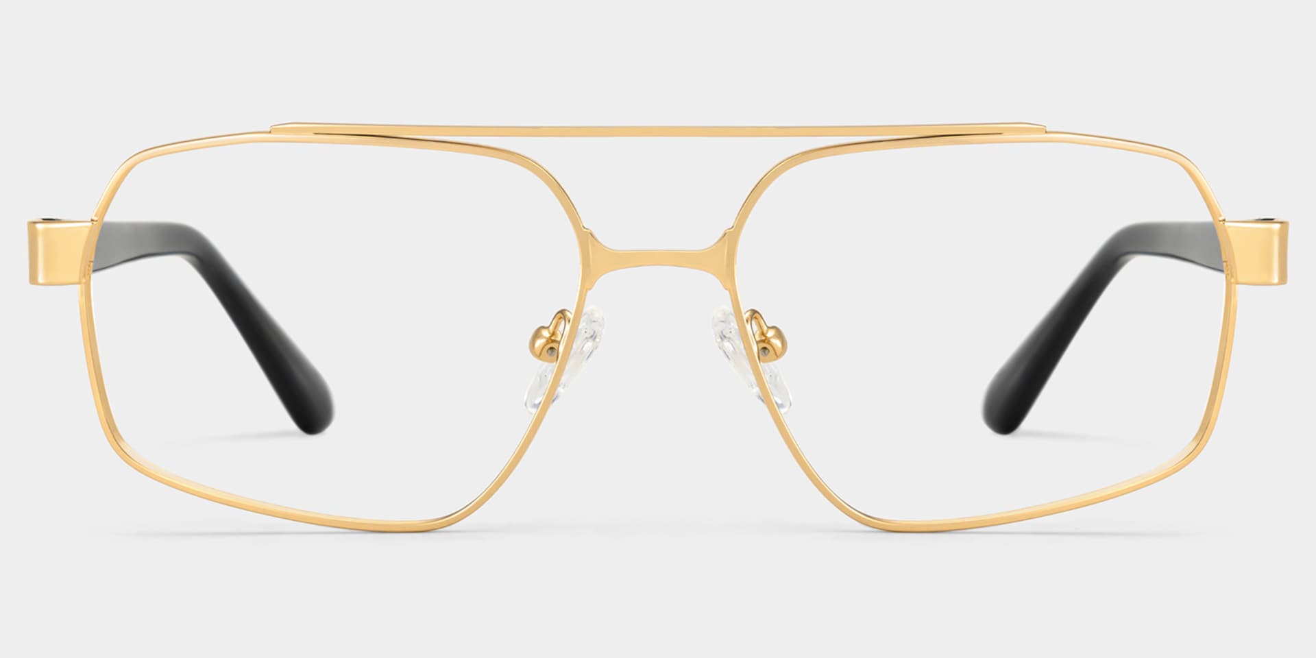 Sterling Eyeglasses in Aviator Gold Frame | ZEELOOL1