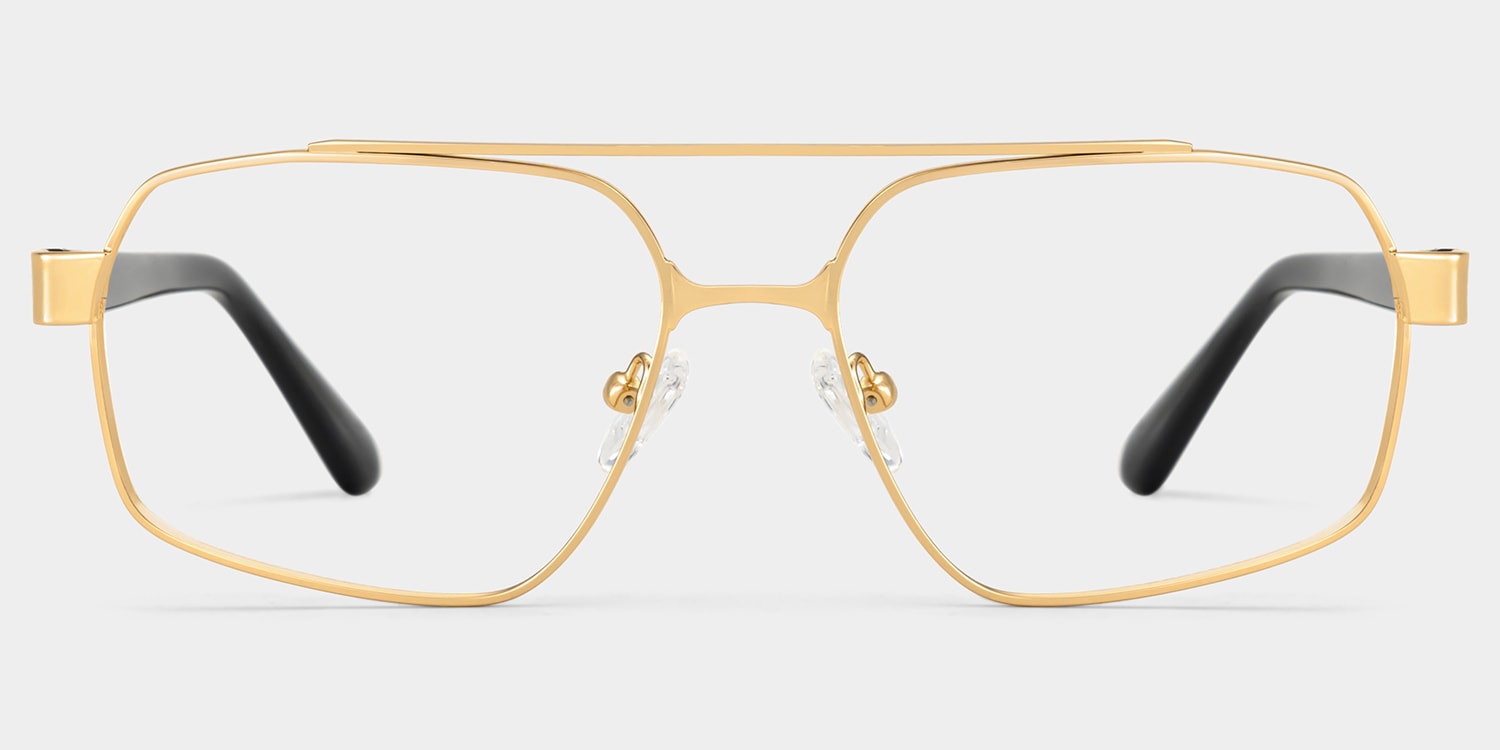 Sterling Aviator Gold Glasses
