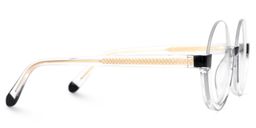 Cheril Round Black-Crystal Glasses2