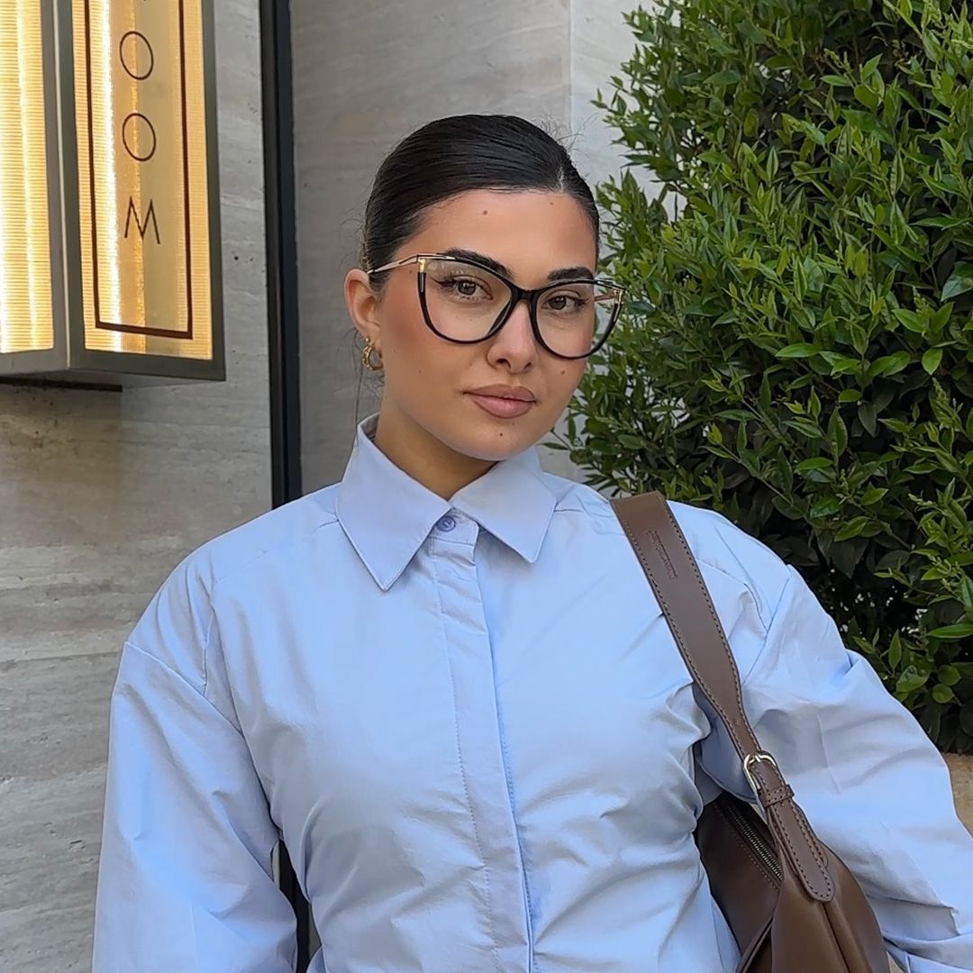 Yomary Black Cat eye Glasses