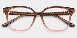 Clara Two-tone Cat eye Glasses1