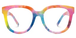 Harrell Square Rainbow Glasses0
