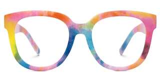 Harrell Square Rainbow Glasses0