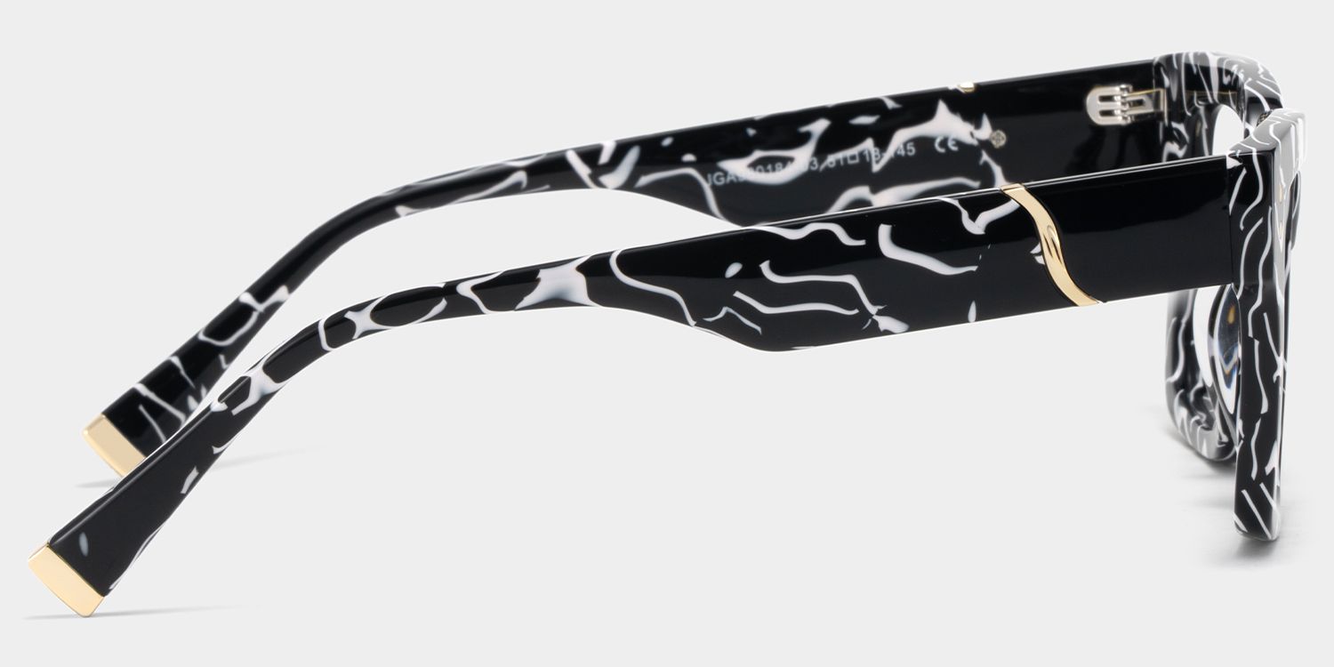 Caius Two-tone Frame Glasses with Square Frame Online | ZEELOOL6