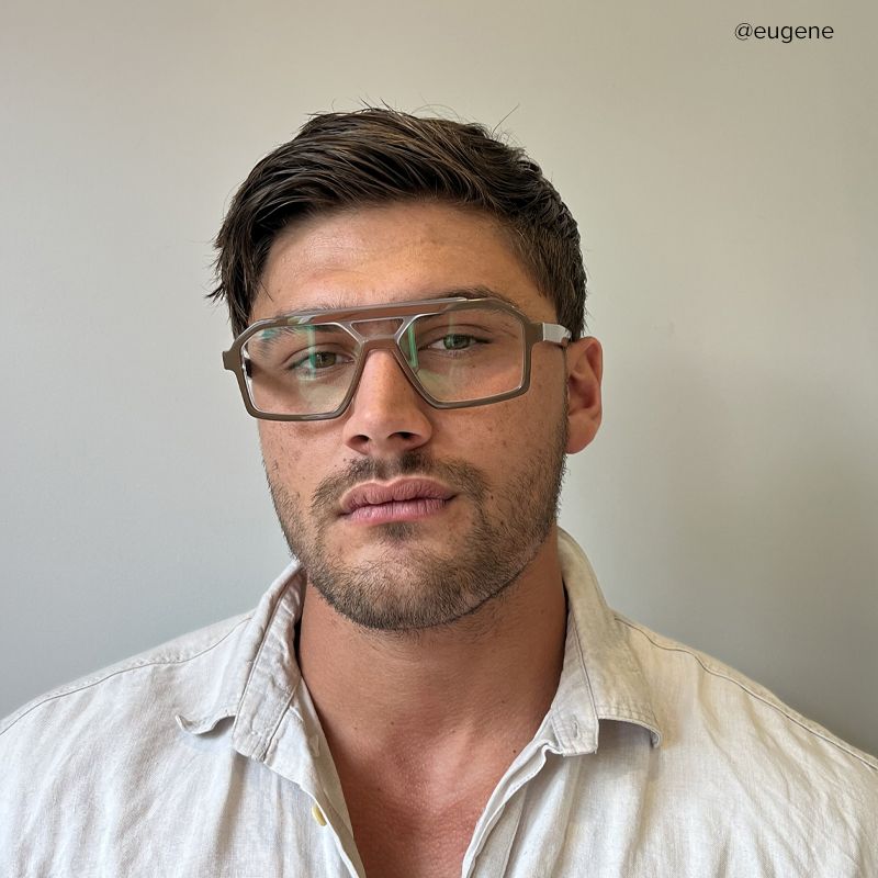 Samira Aviator Chocolate Glasses | Zeelool Glasses4