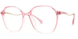 Lekesha Geometric Pink Glasses1