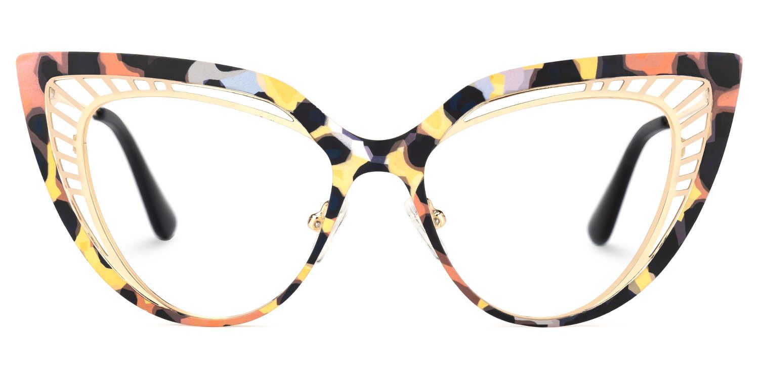Metal Willett Eyeglasses, Willett Cateye Glasses -Zeelool Glasses0