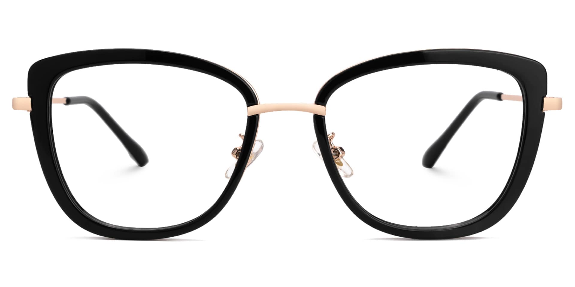 Black Kaye Cateye Frame Eyeglasses | Zeelool0