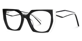 Lorene Geometric  Black Glasses1