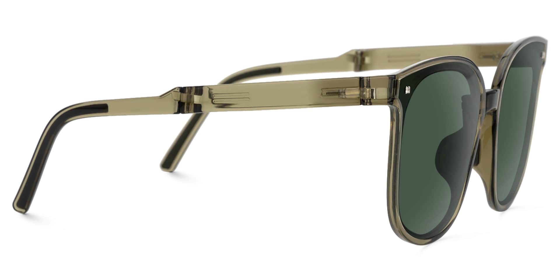 Sulaika TR90 Square Green Sunglasses | Zeelool3
