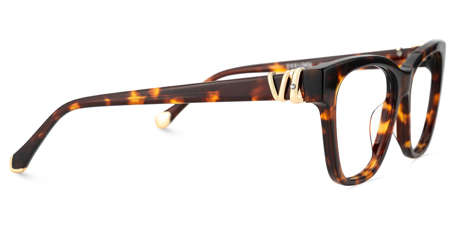 Julian Square Tortoise Glasses8