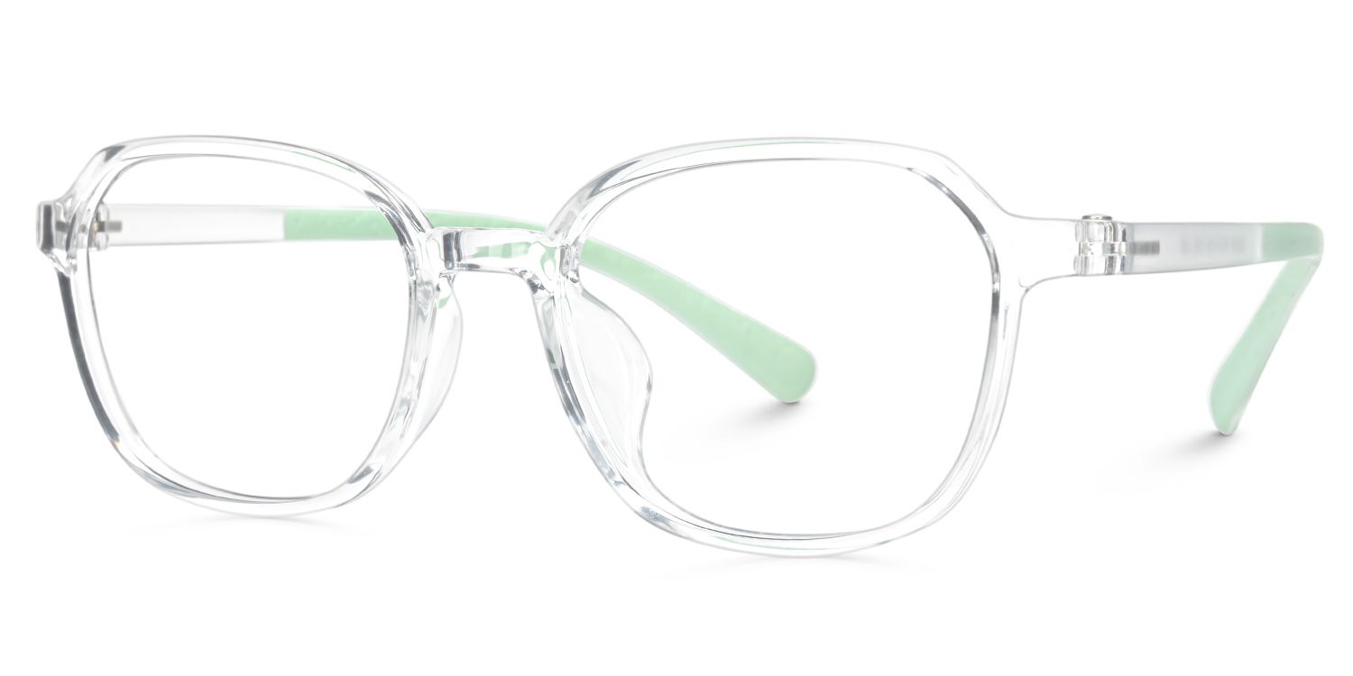 Teens Vandrew Clear Square Prescription Glasses1