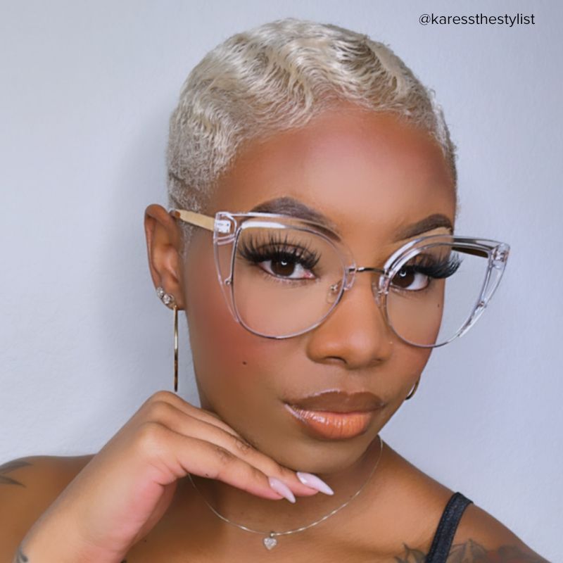 Brewer Cat-eye Clear Eyeglasses and Glasses Frames5