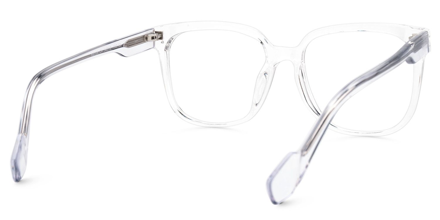 Mikel TR90 Square Clear Frame Glasses | Zeelool3
