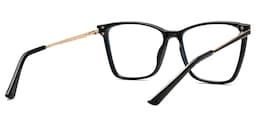 Tricee Square Black Glasses5