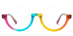 Cheril Round Multicolor Glasses0
