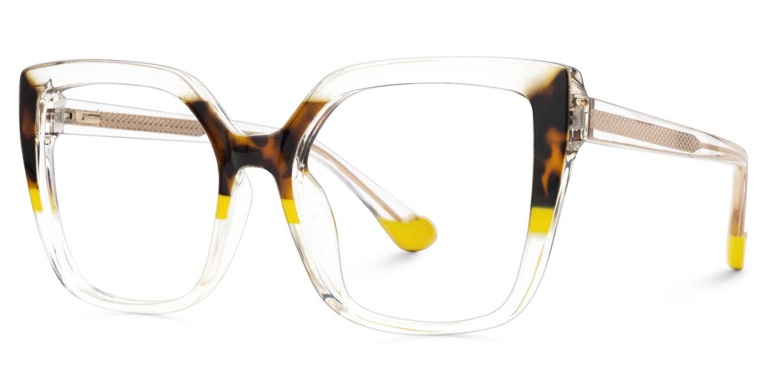 Spring hinges Banchs Eyeglasses, Banchs Brown Glasses -Zeelool