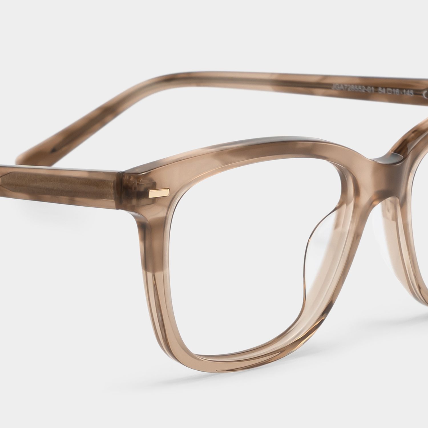 Sawyer Gradient Brown Rectangle Eyeglass Frames | ZEELOOL5