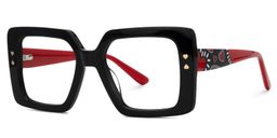 Durant Square Black Glasses1