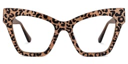 Ansyah Cateye Leopard Glasses0