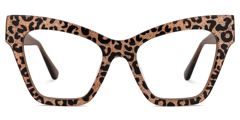 Ansyah Cateye Leopard Glasses