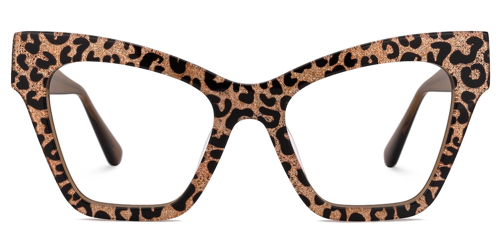 Ansyah Cateye Leopard Glasses