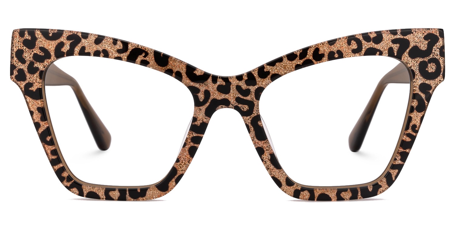 Ansyah Cateye Leopard Glasses