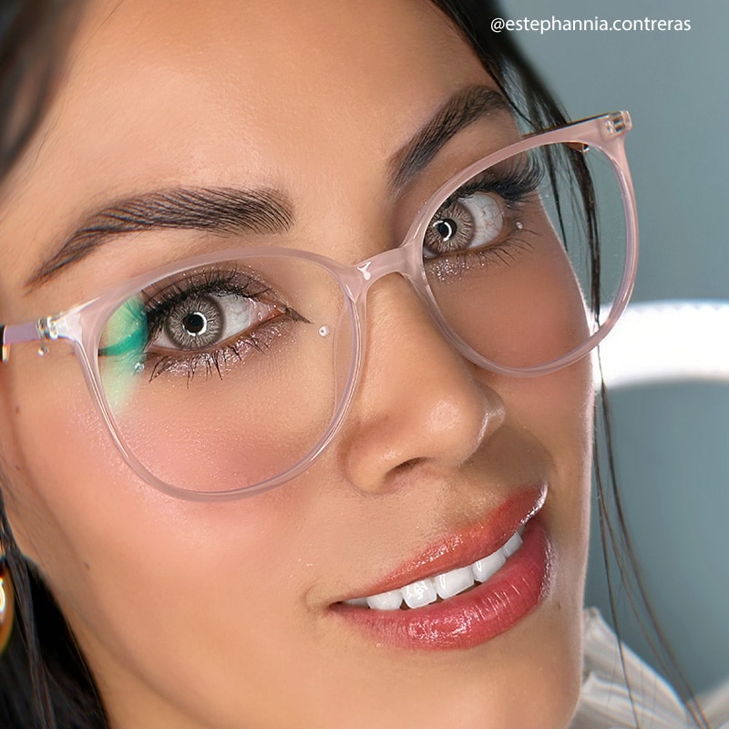 Chanty Round Pink Glasses9