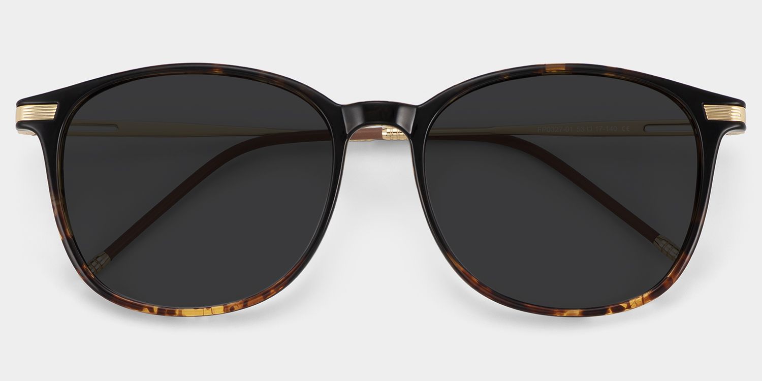 Greene Square Tortoise Prescription Sunglasses | ZEELOOL1