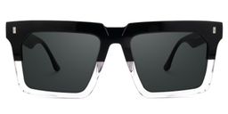 Moreland Rectangle Two-Tone Glasses2