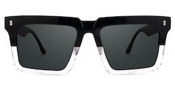 Moreland Rectangle Two-Tone Glasses2