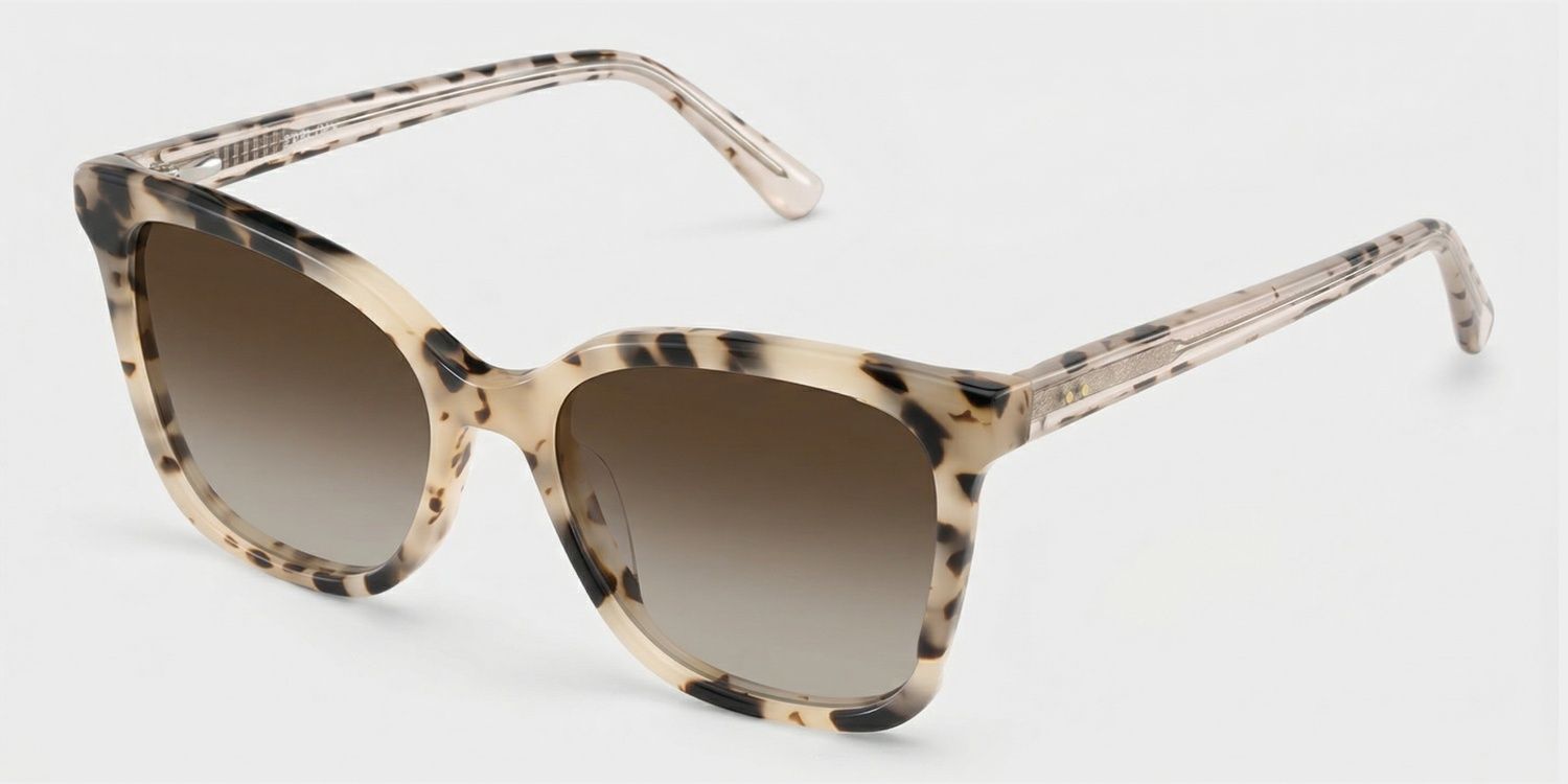 Sage Tortoise Frame Glasses with Rectangle Frame Online | ZEELOOL2