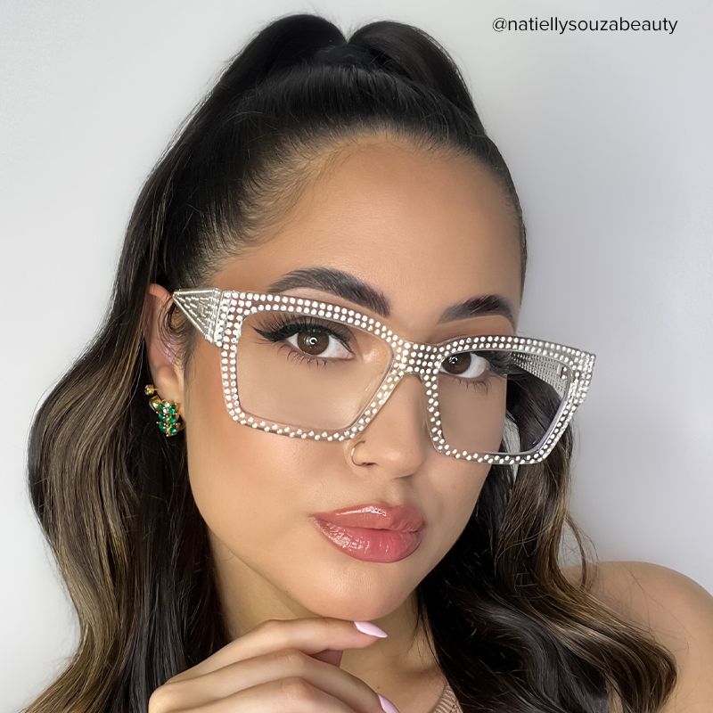 Drayton Square Clear Glasses