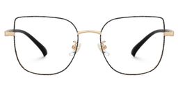 Linda Cateye Black Glasses0