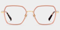 Sophie Pink Geometric Glasses1