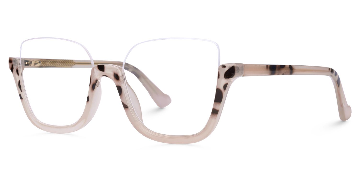 Kellina Square Two-Tone Glasses1