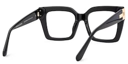 Josiah Square Black Glasses3