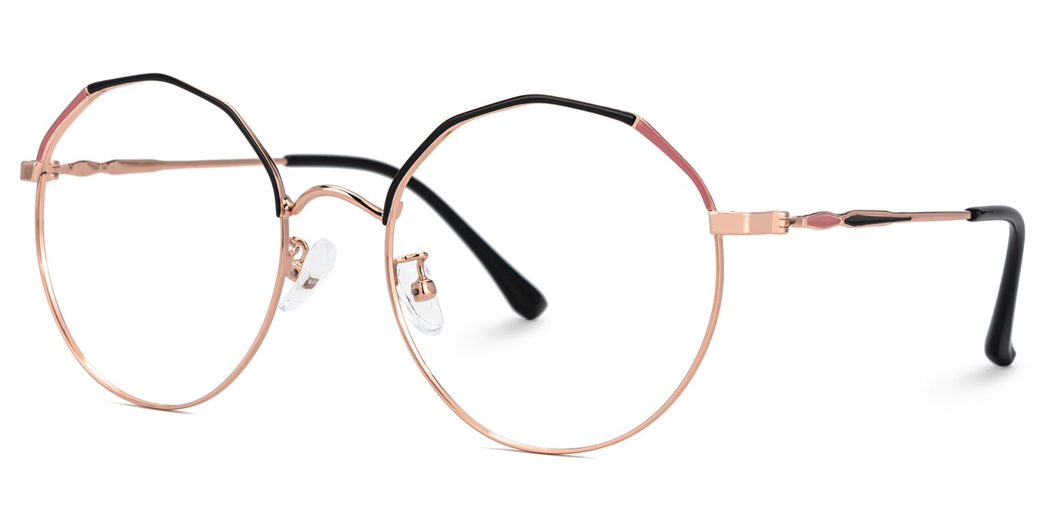 Cummins Two-Tone Thin Frame Eyeglasses | Zeelool Optical1