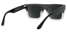 Reaux Square Black Gradient Glasses3