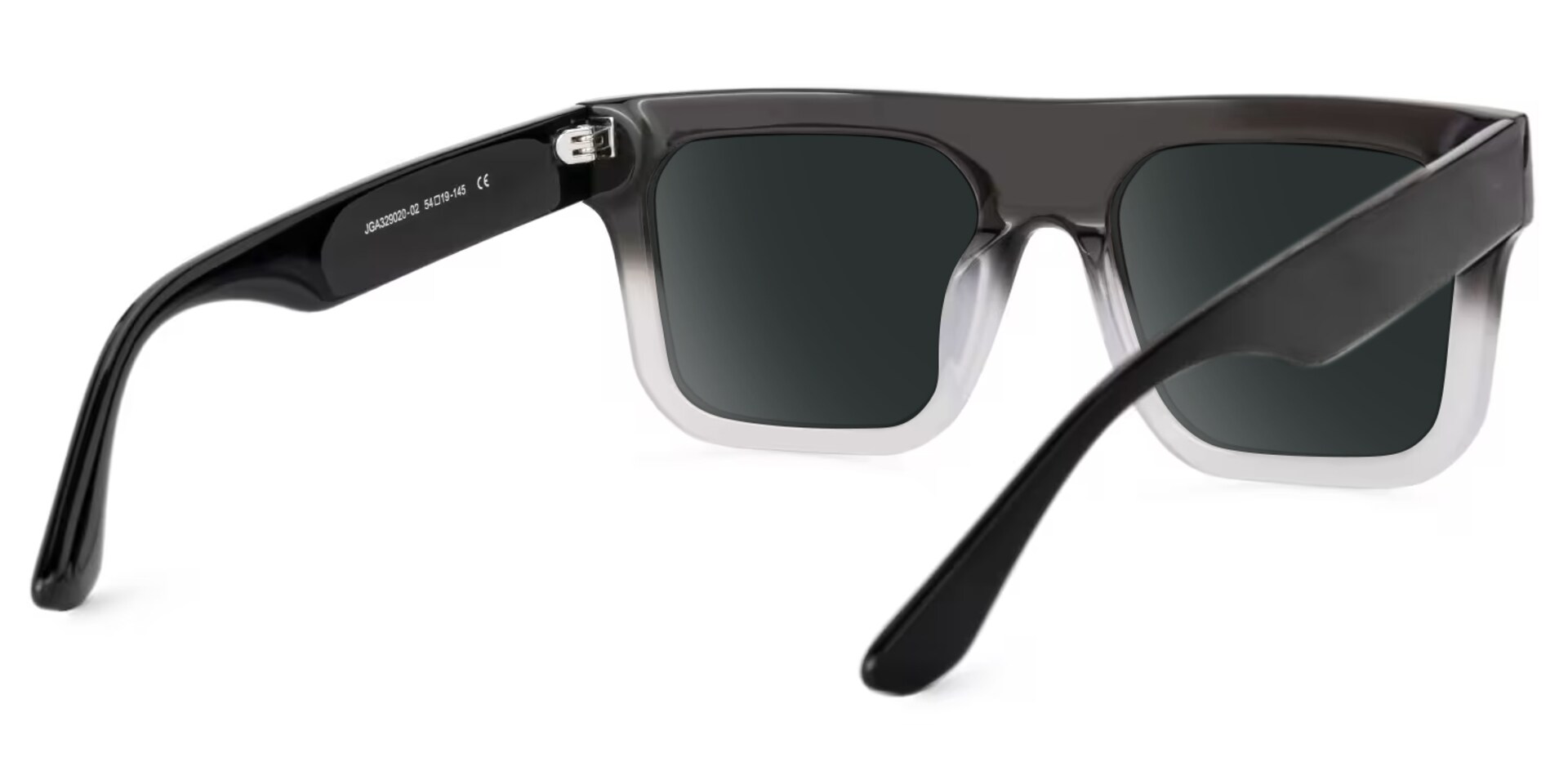 Square Reaux Black Gradient Sunglasses for Men3