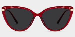Lucas Red Cat eye Sunglasses0