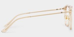 Isabelle Beige Aviator Glasses4