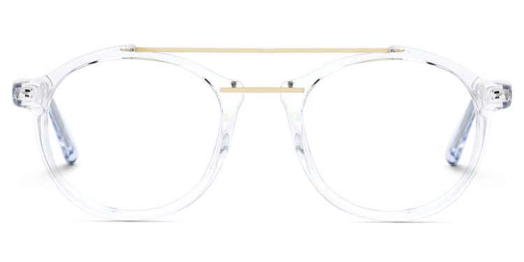 Lee Clear Round Glasses