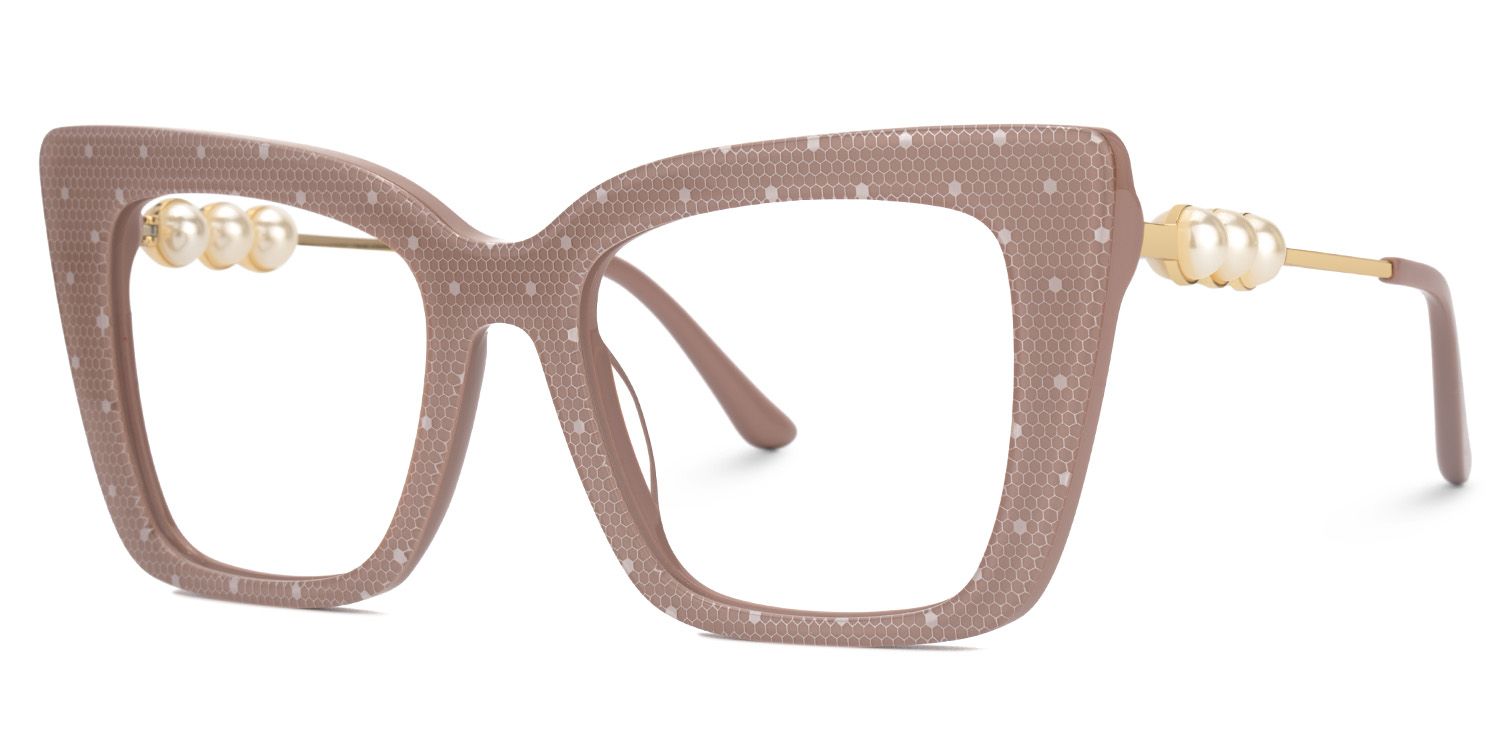 Monalisa Thick Brown Glasses in Square Design | Zeelool3