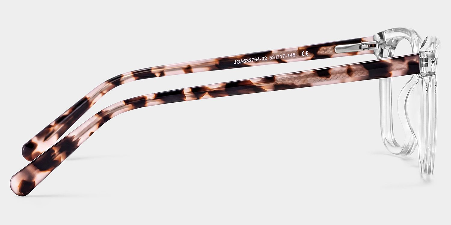 Lana Clear Square Acetate Frame Glasses for Women | ZEELOOL