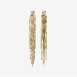Stylish Tassel Gold Silver Needle Earrings1