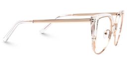 Brewer Clear Cat eye Glasses2