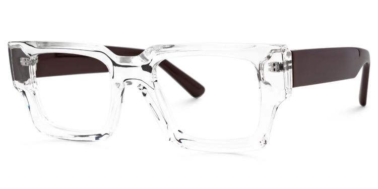 Garza Rectangle Clear Glasses